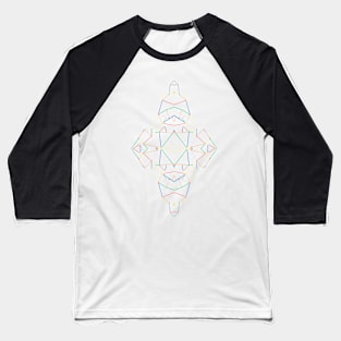 Ab Dotted Colour Lines Baseball T-Shirt